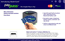 Новая система MasterCard позволяет не касаться карточкой считывающего устройства (фото paypass.com).